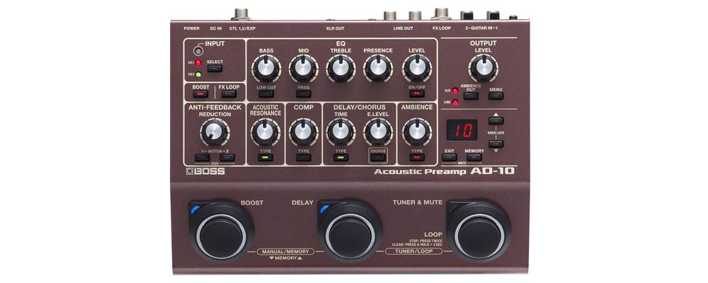 BOSS AD-10 Acoustic Preamp