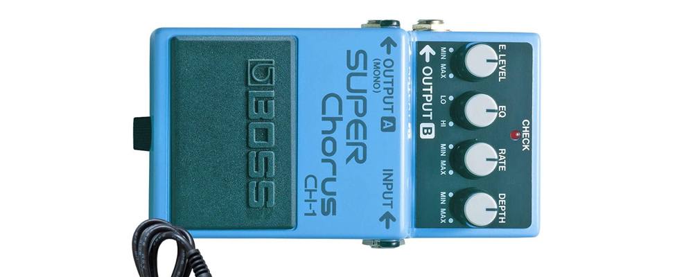 BOSS CH-1 Super Chorus, il miglior pedale effetto Chorus