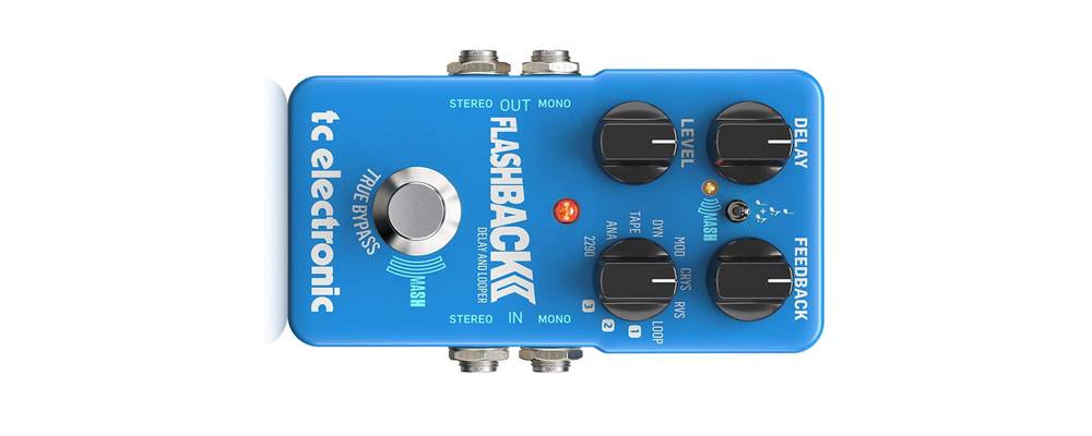 TC ELECTRONIC Flashback 2 Delay & Looper, il miglior pedale effetto Delay