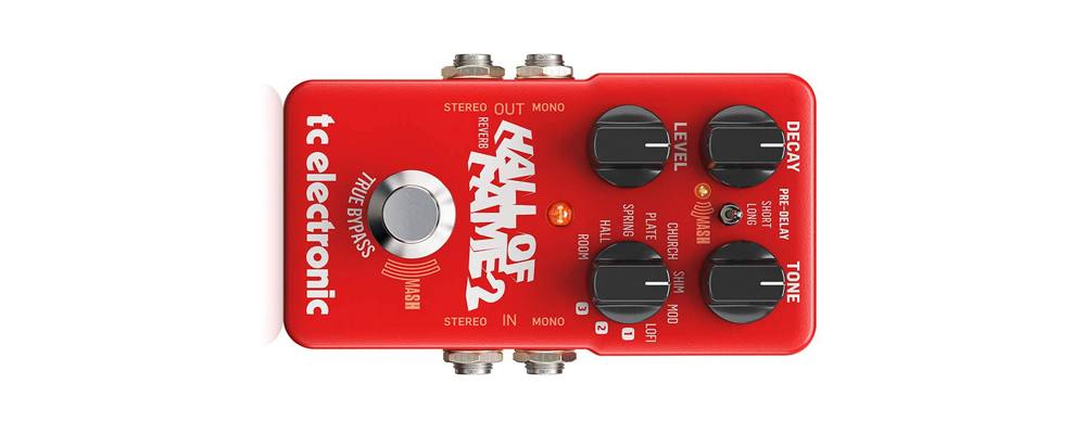 TC ELECTRONIC Hall of Fame 2 Reverb, il miglior pedale effetto Riverbero