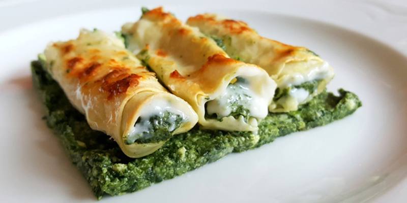 Cannelloni ricotta e spinaci