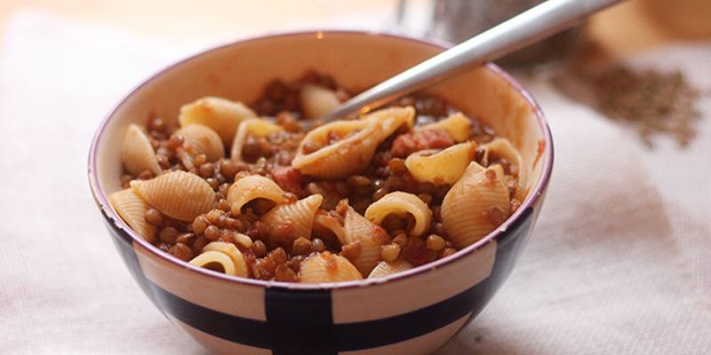 Pasta e lenticchie