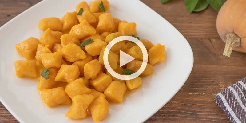 Gnocchi di zucca (VIDEO RICETTA)