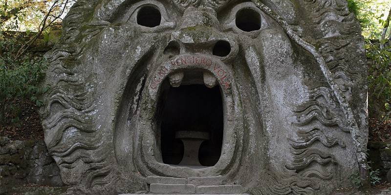 Il Parco dei Mostri (Sacro Bosco) di Bomarzo (Viterbo)