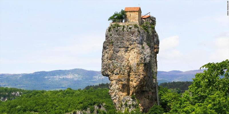 Katskhi Pillar, l'eremo più isolato al mondo